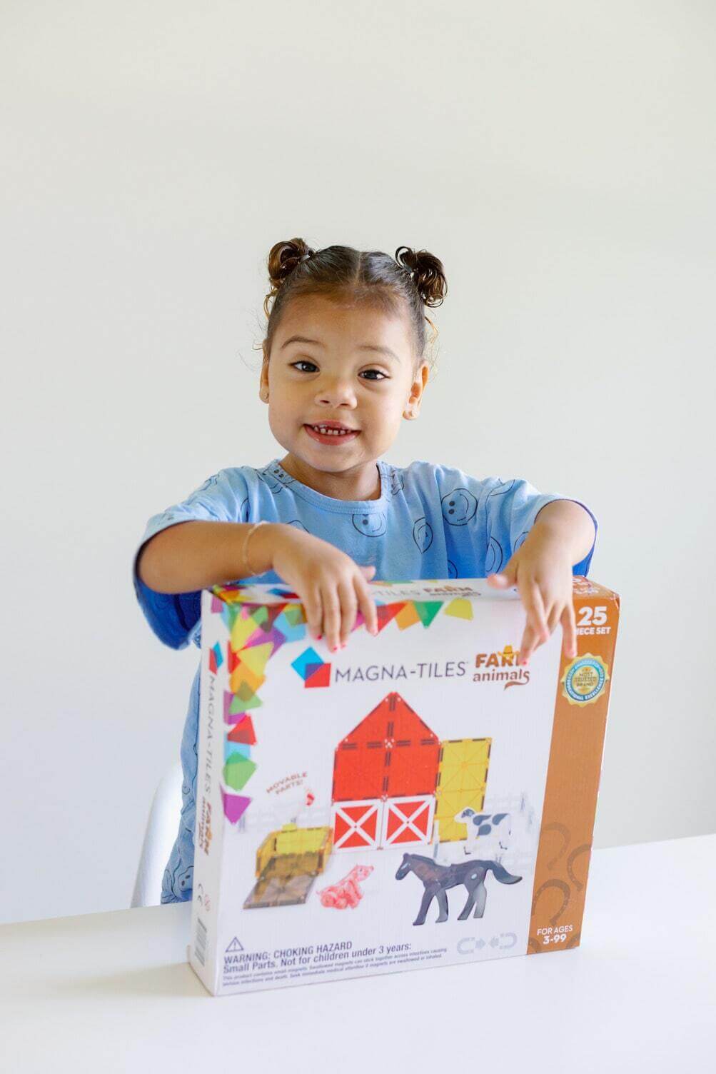 Magna Tiles Μαγνητικό Παιχνίδι 25 κομματιών Farm 10 tosodakids.gr