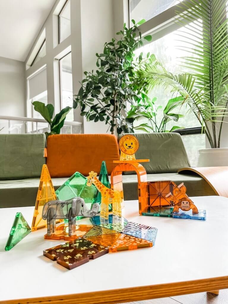 Magna Tiles Μαγνητικό Παιχνίδι 25 κομματιών Safari 5 tosodakids.gr