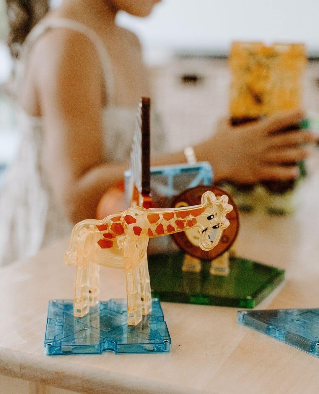 Magna Tiles Μαγνητικό Παιχνίδι 25 κομματιών Safari 6 tosodakids.gr