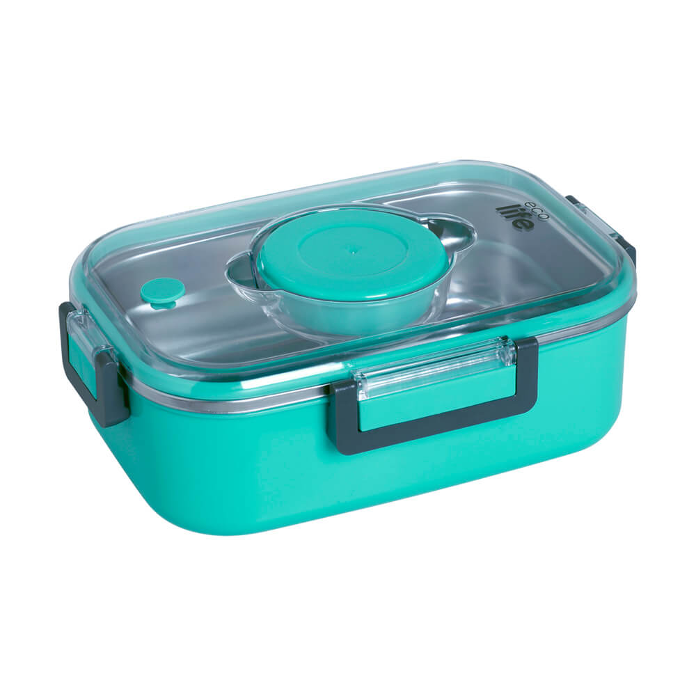 Ecolife Ορθογώνιο Thermos Φαγητοδοχείο Με Χώρισμα Μπλε 850ml.tosodakids (1)