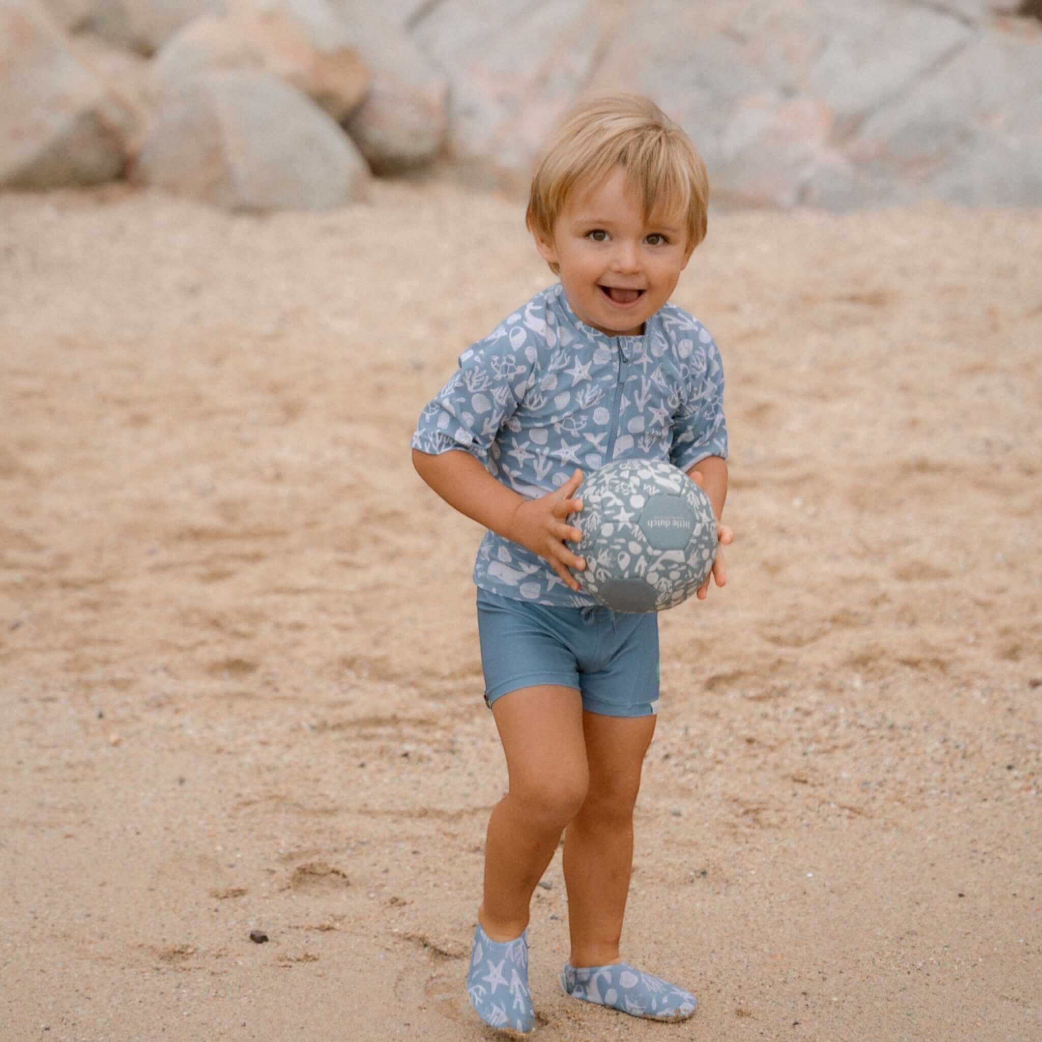 LITTLE DUTCH Παιδικά παπουτσάκια θαλάσσης Sea Life Ocean Blue.tosodakids (2)