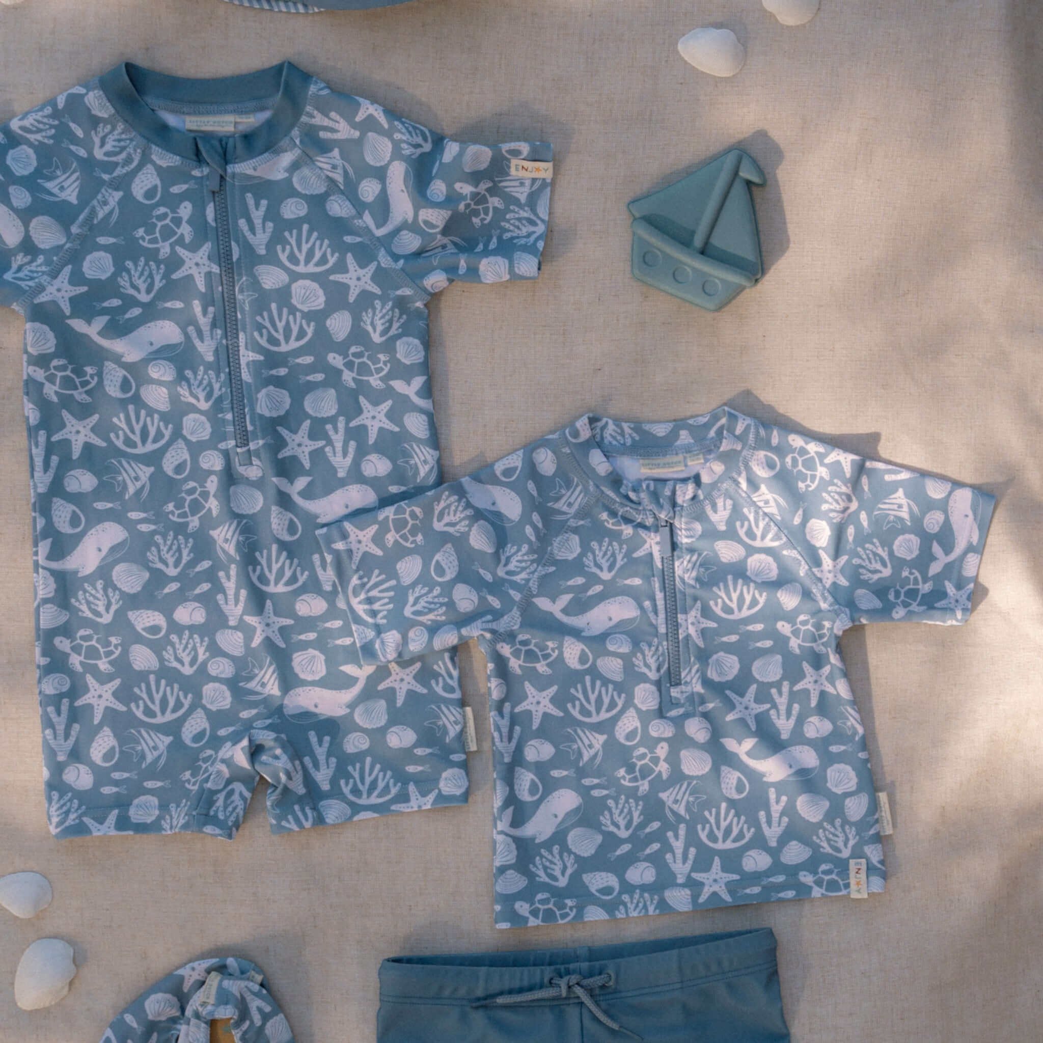 LITTLE DUTCH Παιδικά παπουτσάκια θαλάσσης Sea Life Ocean Blue.tosodakids (3)