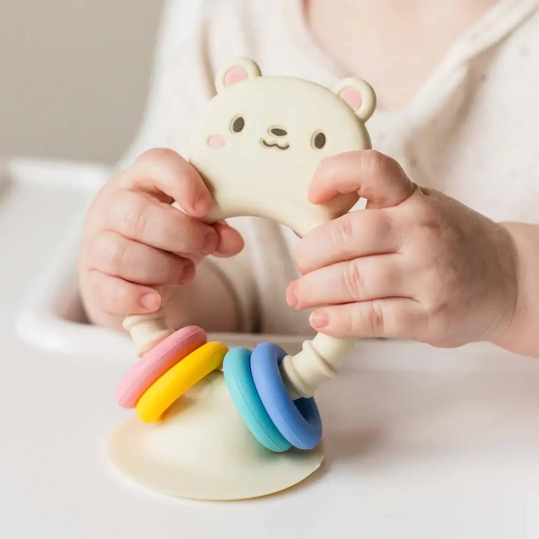 Tiger Tribe Μασητικό High Chair Buddy – Silicone Bear.tosodakids (2)