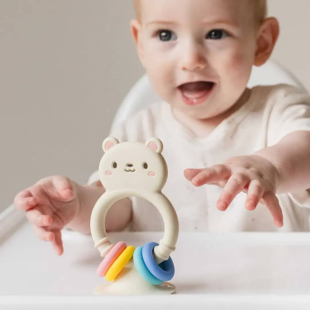 Tiger Tribe Μασητικό High Chair Buddy – Silicone Bear.tosodakids (3)