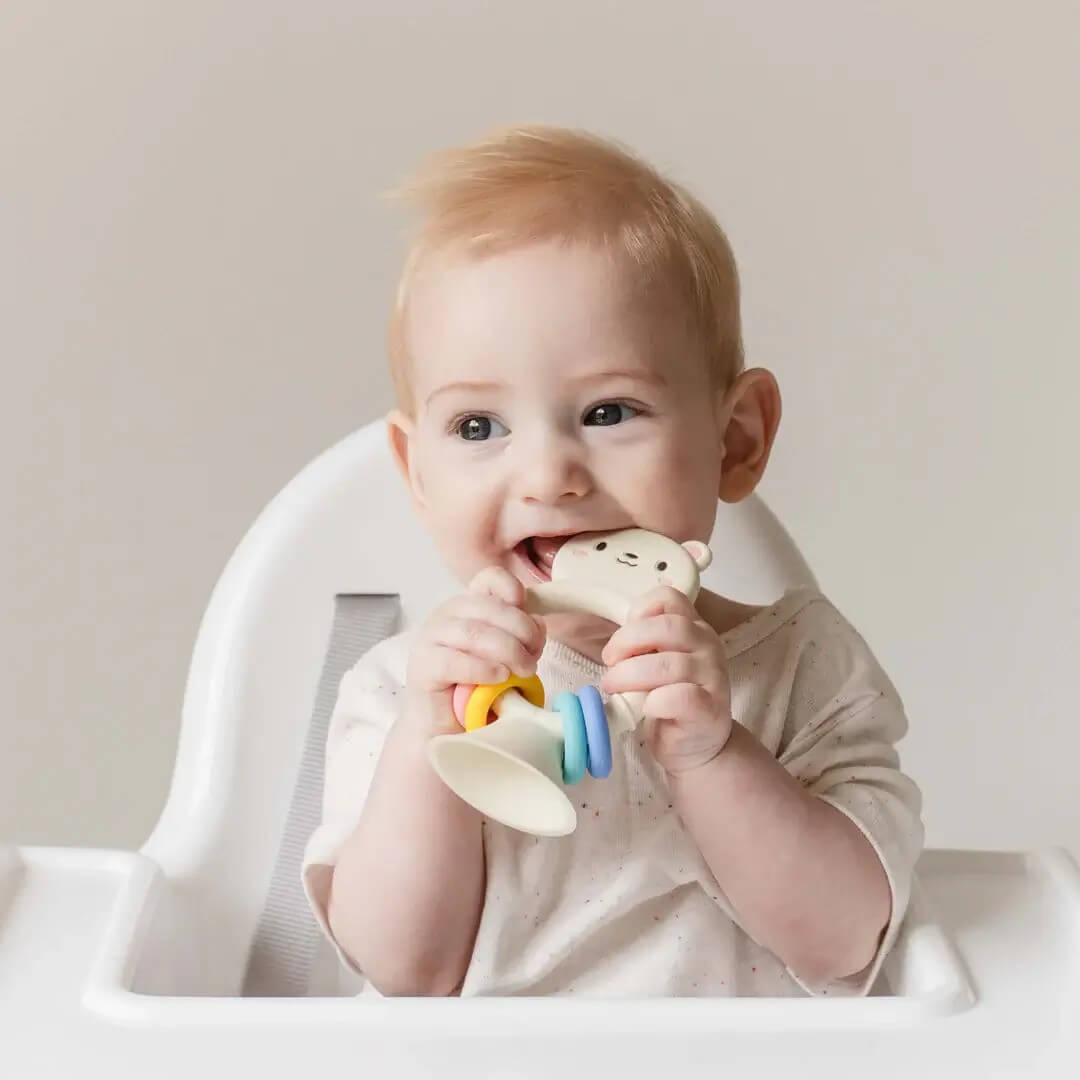Tiger Tribe Μασητικό High Chair Buddy – Silicone Bear.tosodakids (4)