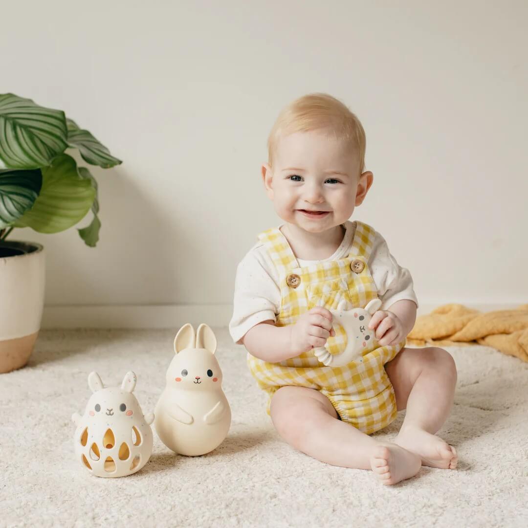 Tiger Tribe Μασητικό Silicone Teether Bunny.tosodakids (2)