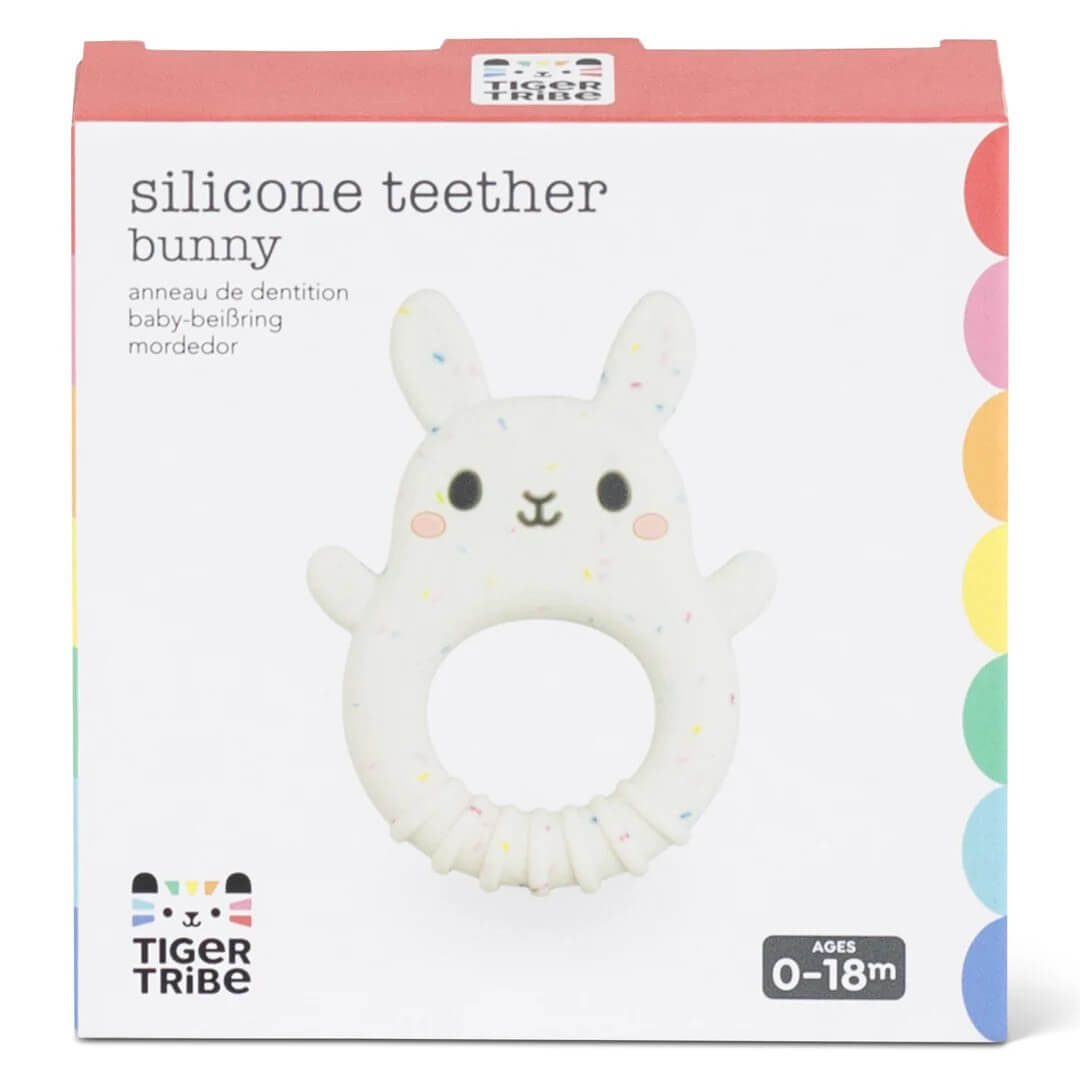 Tiger Tribe Μασητικό Silicone Teether Bunny.tosodakids (3)