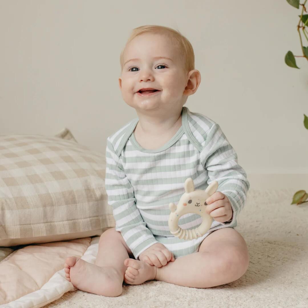 Tiger Tribe Μασητικό Silicone Teether Bunny.tosodakids (6)