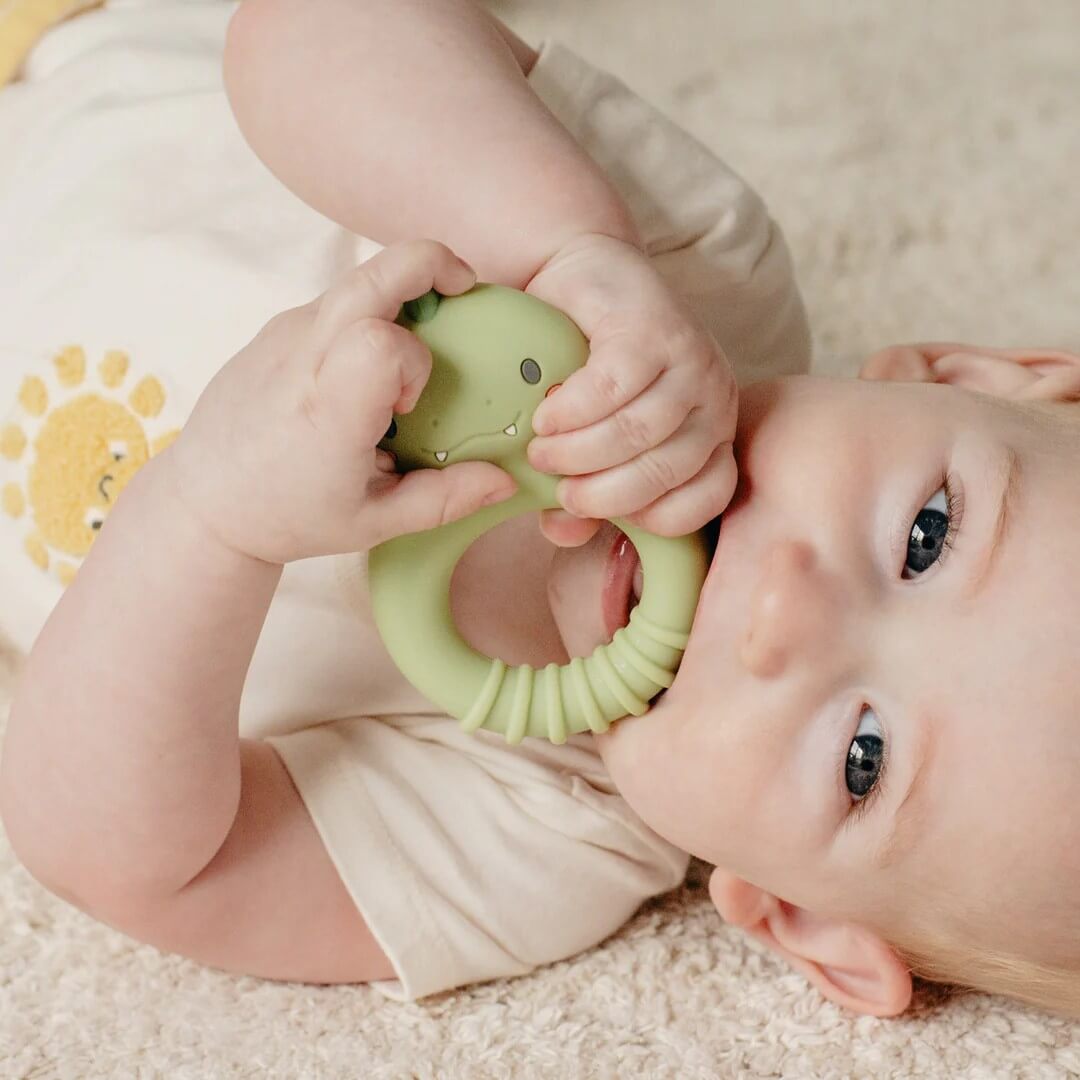 Tiger Tribe Μασητικό Silicone Teether Dino.tosodakids (3)