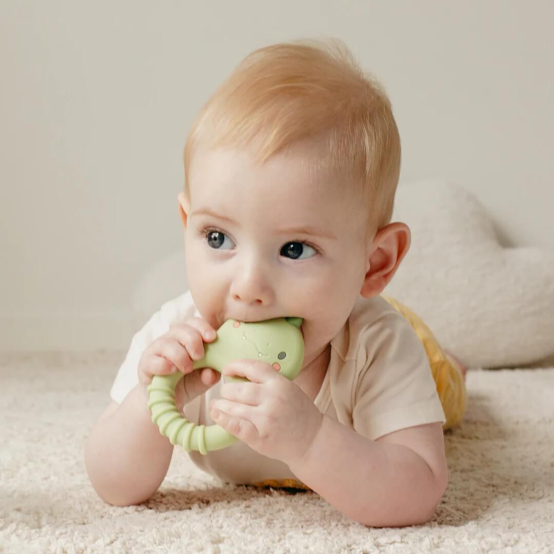 Tiger Tribe Μασητικό Silicone Teether Dino.tosodakids (5)